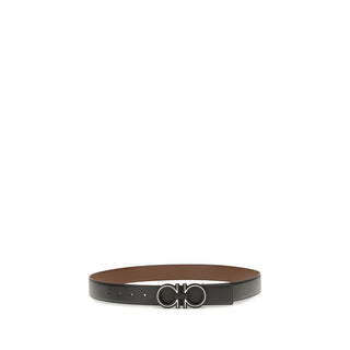 Ferragamo Blue Calf Leather Bos Taurus Regular Belt