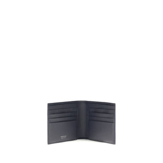 Ferragamo Blue Calf Leather Bos Taurus Wallet