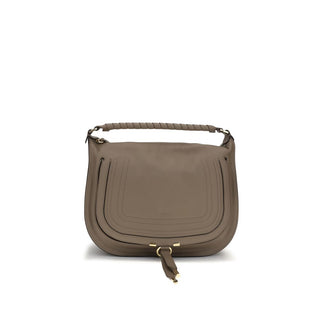 Chloé Beige Calf Leather Bos Taurus Shoulder Bag