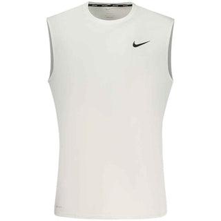 Nike White Polyester Men's Tank