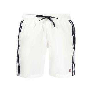 Norway 1963 White Polyamide Swim Shorts
