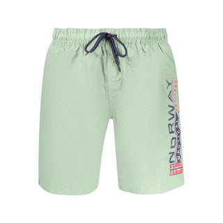 Norway 1963 Green Polyamide Swim Shorts