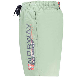 Norway 1963 Green Polyamide Swim Shorts