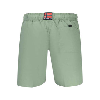 Norway 1963 Green Polyamide Men's Swimwear