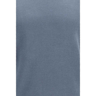 Brunello Cucinelli Blue Cotton Polo Shirt