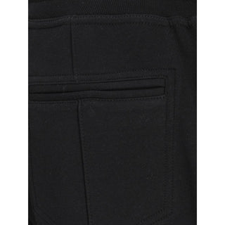 Brunello Cucinelli Black Cotton Joggers (Workout Pants)