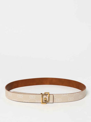Liu Jo Beige Leather Regular Belt