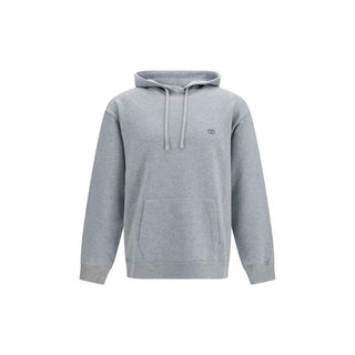 Valentino Gray Cotton Sweatshirt