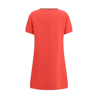 Valentino Multicolor Wool Oves Aries Casual Dress