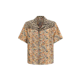 Valentino Multicolor Silk Pattern Shirt