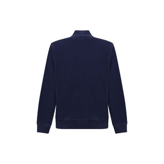 Brunello Cucinelli Blue Cotton Sweatshirt