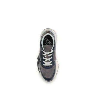 Fendi Multicolor Calf Leather Bos Taurus Athletic Sneakers