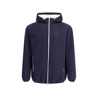 Brunello Cucinelli Blue Polyamide Shell Jacket