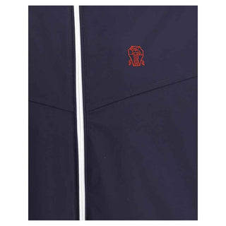 Brunello Cucinelli Blue Polyamide Shell Jacket