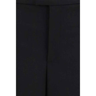 Gucci Black Wool Oves Aries Casual Pants