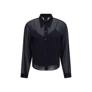 Gucci Black Silk Dress Shirt