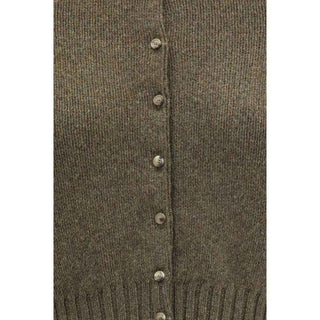 Khaite Bicolor Cashmere Cardigan