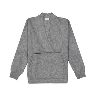 Brunello Cucinelli Gray Wool Sweatshirt