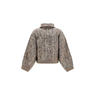 Brunello Cucinelli Beige Mohair Cardigan