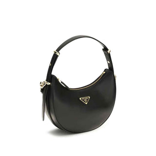 Prada Black Calf Leather Bos Taurus Backet Bag