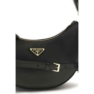 Prada Black Calf Leather Bos Taurus Backet Bag