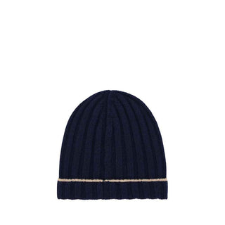 Brunello Cucinelli Blue Cashmere Beanie