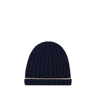 Brunello Cucinelli Blue Cashmere Beanie