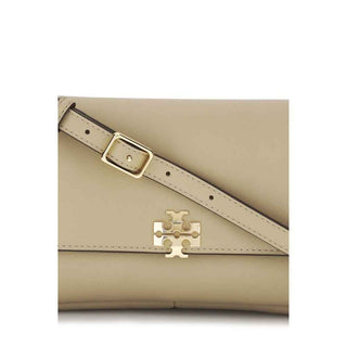 Tory Burch Beige Calf Leather Bos Taurus Shoulder Bag