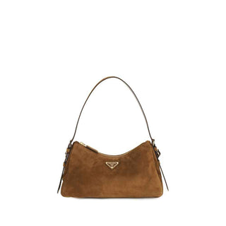 Prada Brown Calf Leather Bos Taurus Backet Bag