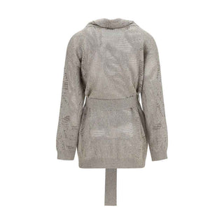 Brunello Cucinelli Beige Linen Cardigan