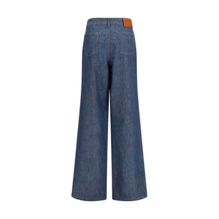 Fendi Blue Cotton Jeans Denim