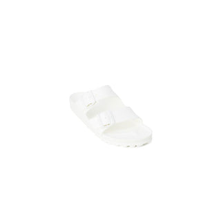Birkenstock White Plastic Flat Sandals