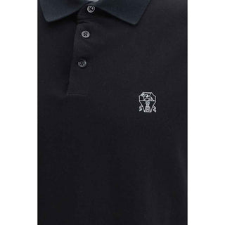 Brunello Cucinelli Black Cotton Shirt