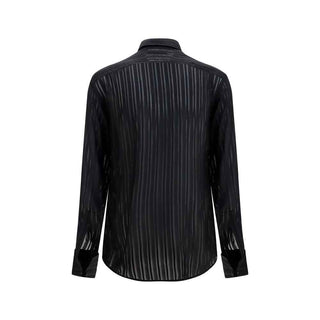 Gucci Black Silk Dress Shirt