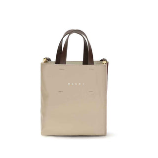 Marni Beige Calf Leather Bos Taurus Shoulder Bag