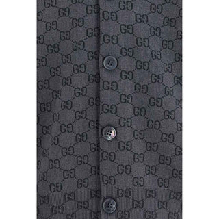 Gucci Gray Wool Oves Aries Cardigan