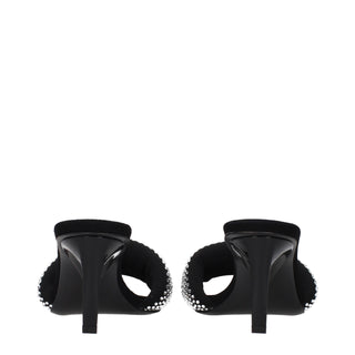 Prada Black Fabric Platform Sandals