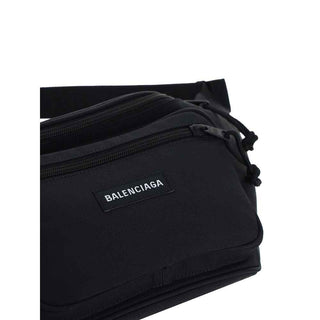 Balenciaga Black Polyester Clutch Bag