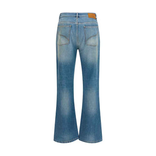 Amiri Blue Cotton Flared Jeans