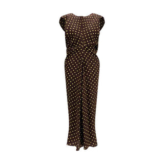 Marni Brown Silk Casual Dress