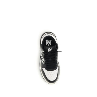 Amiri Black Calf Leather Bos Taurus Low Top Sneakers