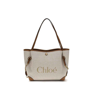 Chloé Beige Cotton Shoulder Bag