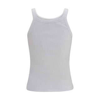Fendi White Cotton Tank Tops