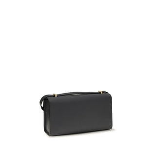 Savette Gray Calf Leather Bos Taurus Shoulder Bag