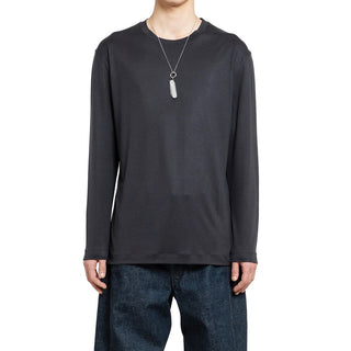 Lemaire Black Silk T-Shirt