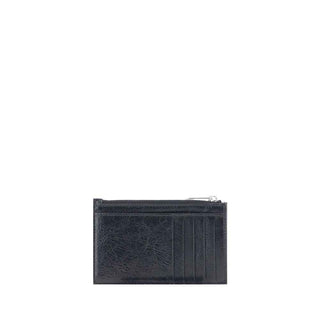 Balenciaga Black Lamb Ovis Aries Aries Wallet