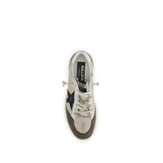 Golden Goose White Calf Leather Bos Taurus Low Top Sneakers