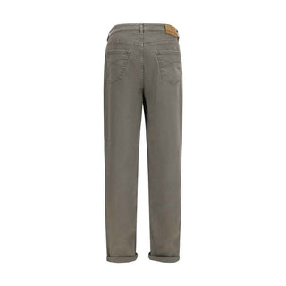 Brunello Cucinelli Bicolor Cotton Jeans Denim