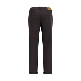 Brunello Cucinelli Brown Cotton Straight-Leg Jeans