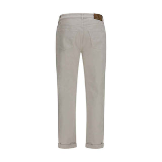 Brunello Cucinelli White Cotton Jeans Denim